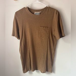 Brown Jungmaven pocket tee